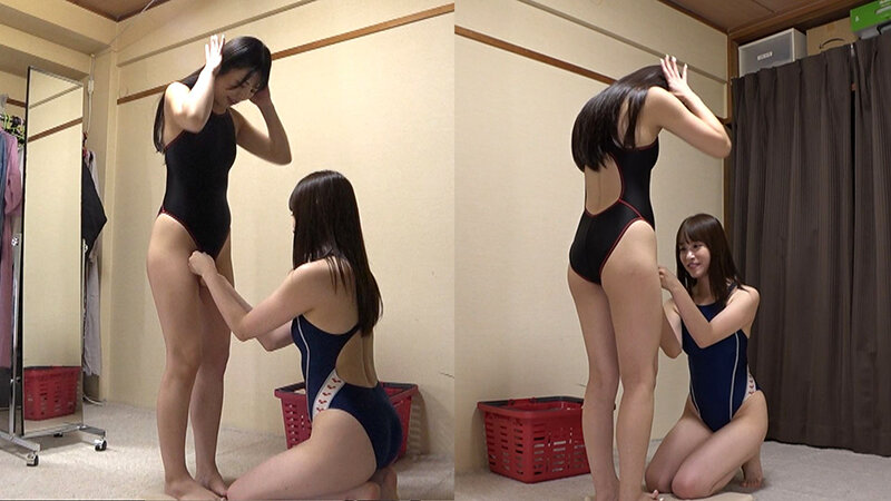 倉木しおり×桐香ゆうり 姉御の個撮 神レズ競泳水着 女が自らカメラを持ち可愛い女子の水着姿をじっとり撮影！親父の個撮ゆずりのハミ毛、ジョリワキ等のフェチ接写はもちろん女に撮られる恥ずかしい放尿やローション密着やレズSEXを完全着衣で楽しむレズハメ撮りAV倉木しおり・桐香ゆうり