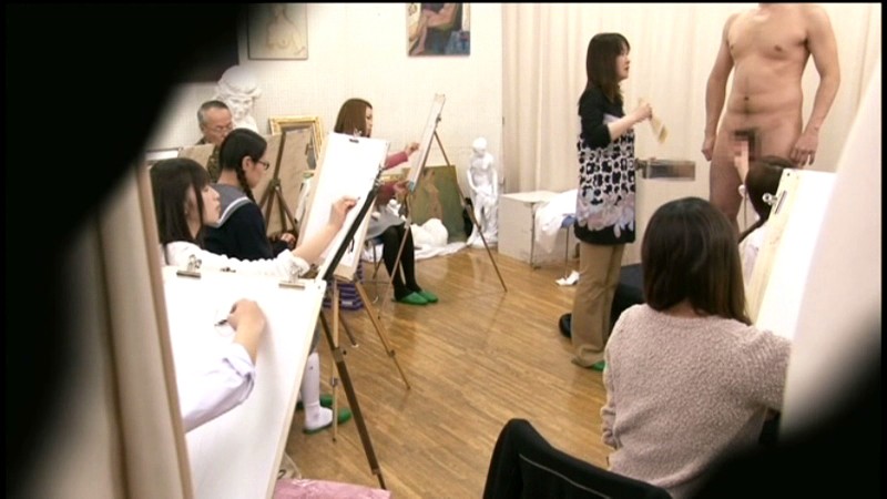 ＜絵画教室＞で女性美術部員が一人ずつ平気な顔して、裸になったら女子校生はヌードモデルになるのか！？