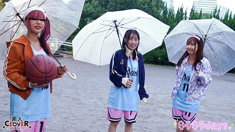 【流出映像】大学バスケサークル女子4人組が《バスケ街コン》で出会った男たちと大乱交【ゆみ、かれん、ひな、なつき】～ひな＆なつき編～