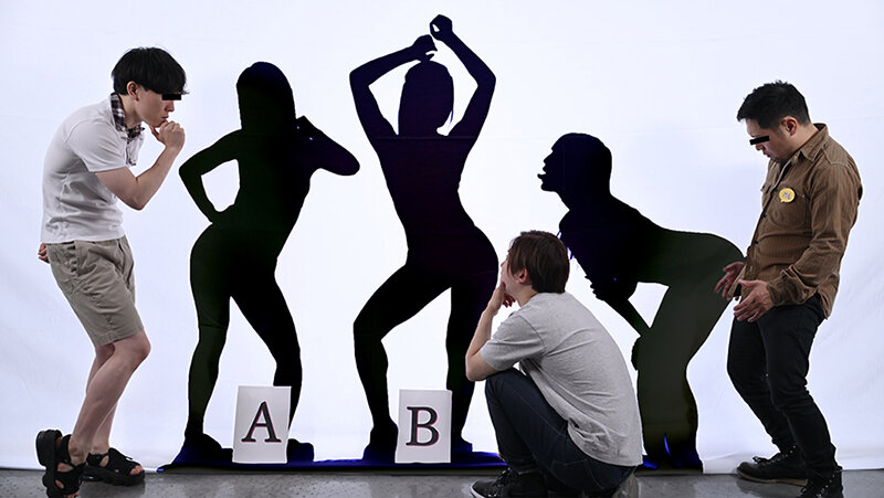 素人カップル シルエットスワッピング