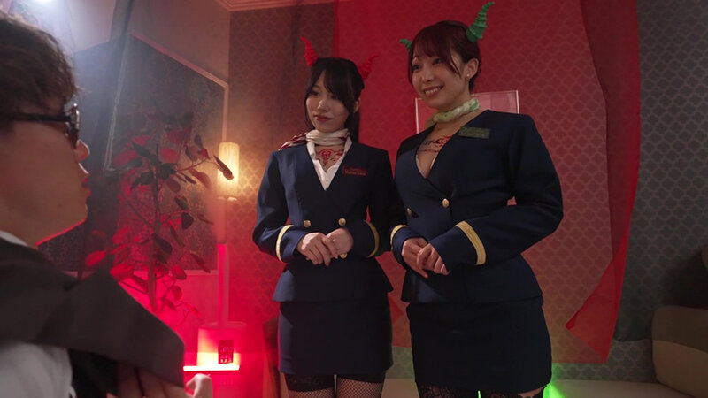 サキュバスエアライン優秀遺伝子を搾精する淫魔ファーストクラス！セレブ客の行先は天国か地獄か？サッカー選手編尾崎えりか・弥生みづき