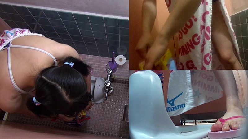 ○○県○○市 市民プールトイレ盗撮 厳選パイパン少女編
