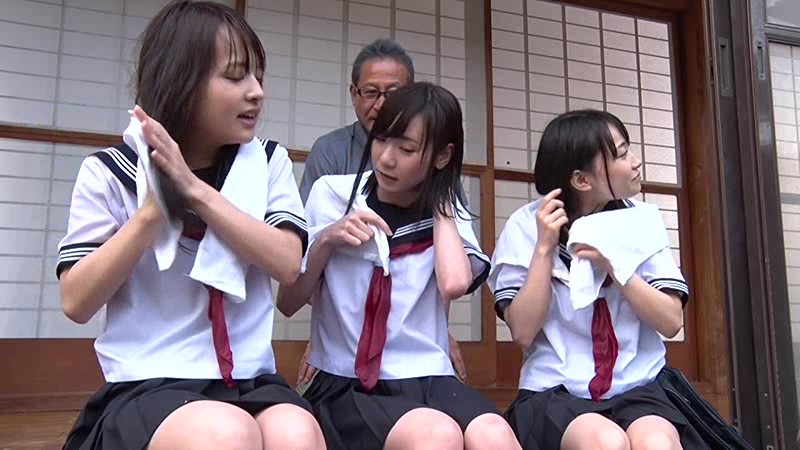 びしょ濡れ女子●生雨宿り強●わいせつあべみかこ・森川ひな