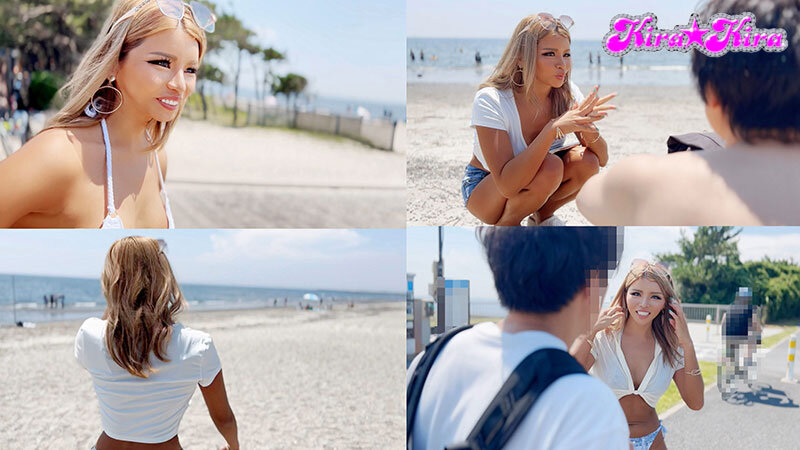 黒ギャルビッチの本領発揮！ビーチで逆ナン！即持ち帰りヤリたい放題チ〇ポ狩り！！ 黒咲華黒咲華