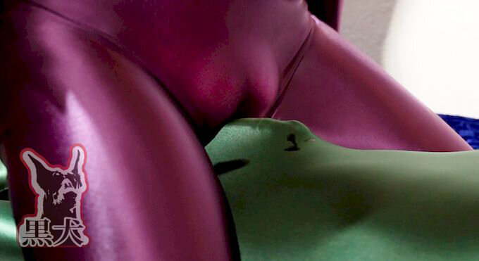 全身タイツFuck！！ピッタリスーツで密着擦りまくり！！