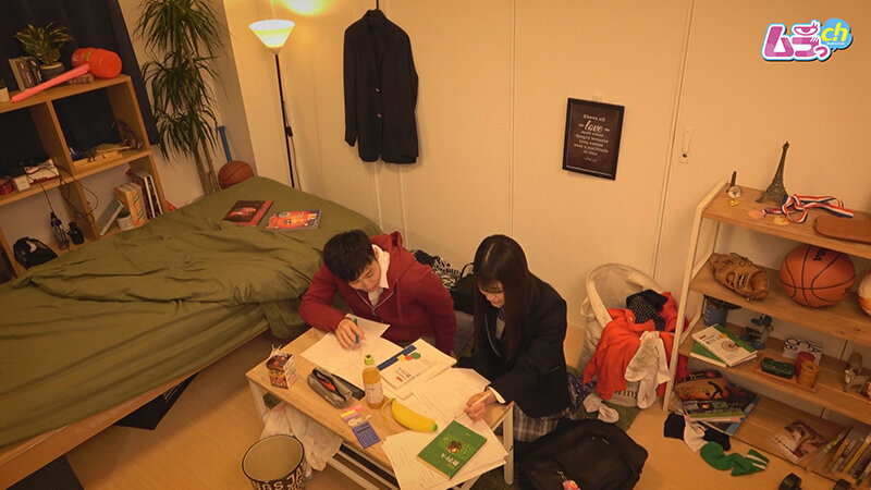 ニンゲン観察 勉強だけでなくエッチも実戦で練習し経験値を高めあう幼馴染の高○生男女水谷あおい