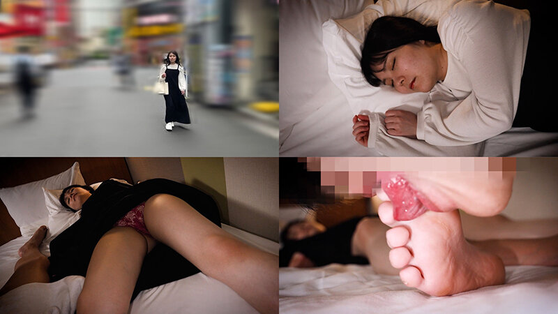 無防備に寝てる女に中出し卑猥行為7 垢抜けない美人 色白学生女