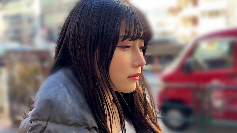 M男が街中で女性に声をかけてキスさせてもらう アパレル関係 ひなみちゃん