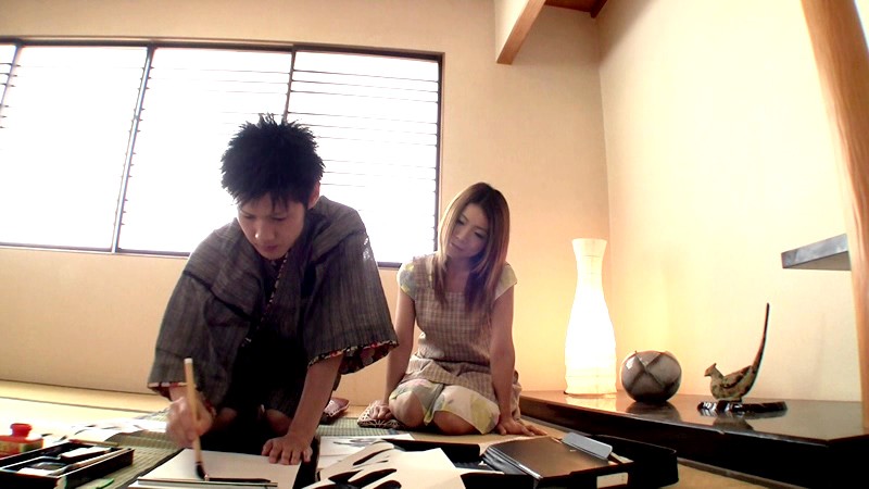 意外とヤレる！書道教室の美熟女先生