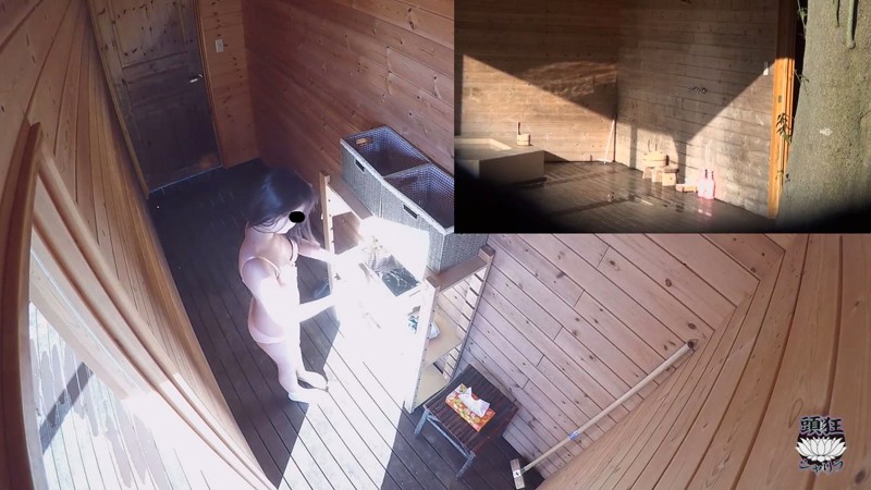 露天風呂のぞきレ●プ