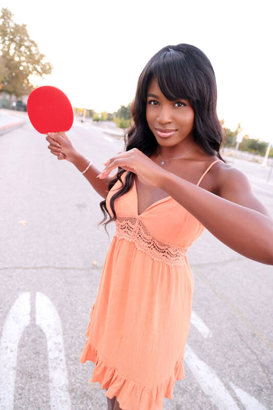 ロスのスポーツ施設でナンパした黒人アスリートが卓球選手！？最強くびれの美ボディをいただきます！！ニコール（29）