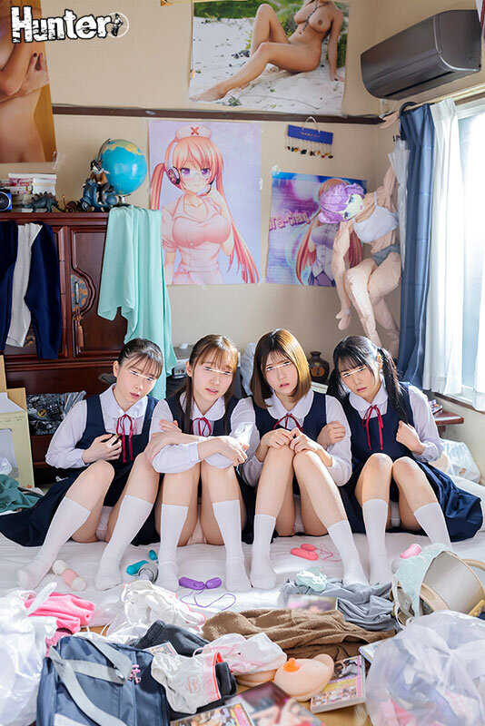 「この部屋、なんか股間がムズムズしてくる…。」ボクの恥ずかしい汚部屋に興奮を覚えた近所の女の子とその友達に芋づる式中出し！2