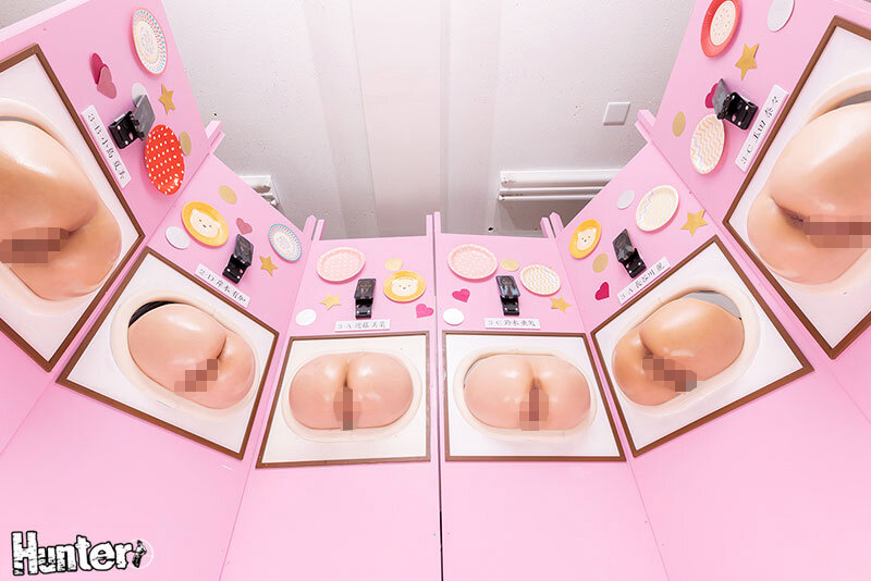 『壁尻展覧会』2 美術部の文化祭の特設コーナーは女子部員たち自らの生尻を展示する壁尻！見て触れて挿れて楽しめるスケベすぎる芸術作品の展覧会！