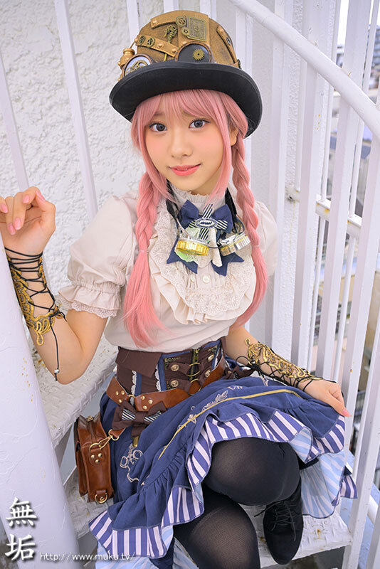 スチームパンク・コスプレイヤー 快感を欲しがる発情コスプレ少女と完全着衣オフパコ5SEX 赤名いと赤名いと