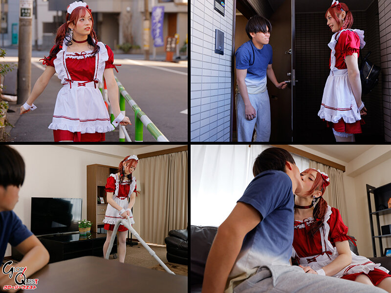 肉棒でご主人様のアナルをご奉仕痴女メイド ニューハーフ逆アナルセックス！ 一二三ゆぅり一二三ゆぅり