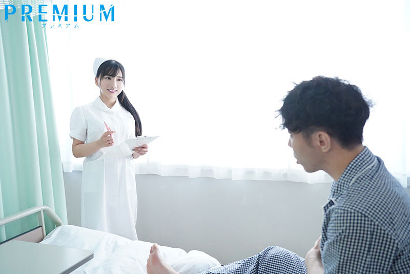 白衣の天使になっていたカレン先輩と再会。 カラダも心も弱っていたボクを癒してくれる優しさと巨乳に甘えて中出ししまくった入院生活。 楪カレン楪カレン