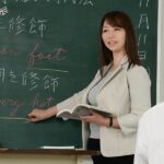 声が出せない絶頂授業で10倍濡れる人妻教師 翔田千里翔田千里