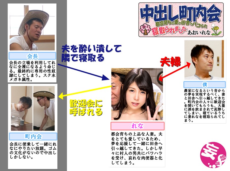 中出し町内会 都会育ちの妻が田舎でパコられ寝取られました あおいれなあおいれな