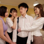 卒業式の後に…大人になった君へ年上スレンダー美女からの最高スケベなプレゼント―！？全方向からの極エロテクに休むヒマなく精子ぶっこ抜かれるトリプル熟痴女ハーレム 黒川すみれ 葵百合香 明里ともか黒川すみれ・葵百合香・明里ともか