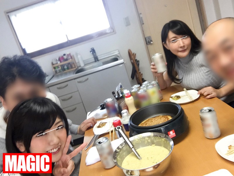 妻だけが知らない…社宅の隣人夫婦同士のお好み焼きパーティーからの相互寝取らせ