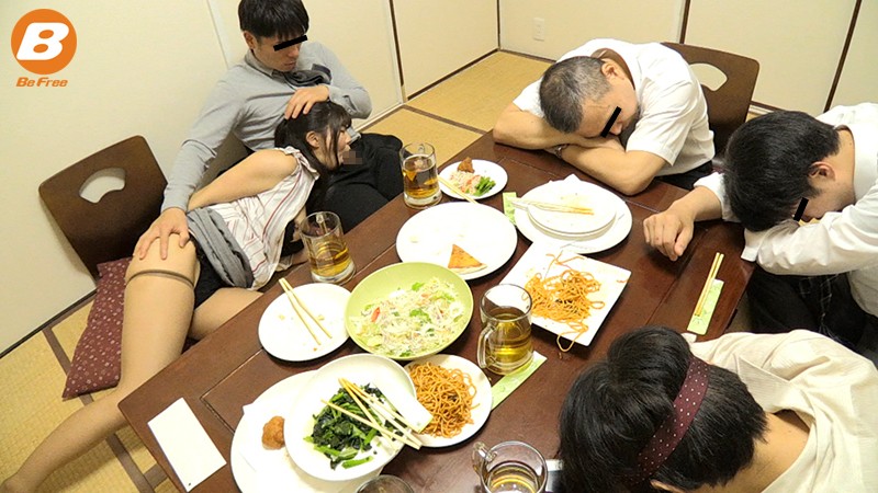 NTR 送別会で元彼に寝取られた新婚OL