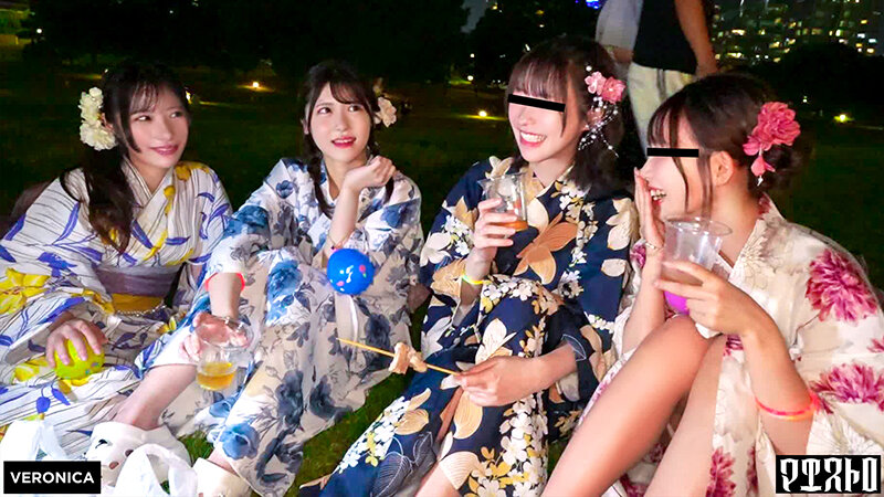 ナンパDe宅飲み！浴衣美女の可愛らしさに興奮した男達は生チン中出しSEXとヤりたい放題！？【るる/ゆい/あかり/ひなこ】Ver.あかり＆ひなこ皆瀬あかり・松井日奈子