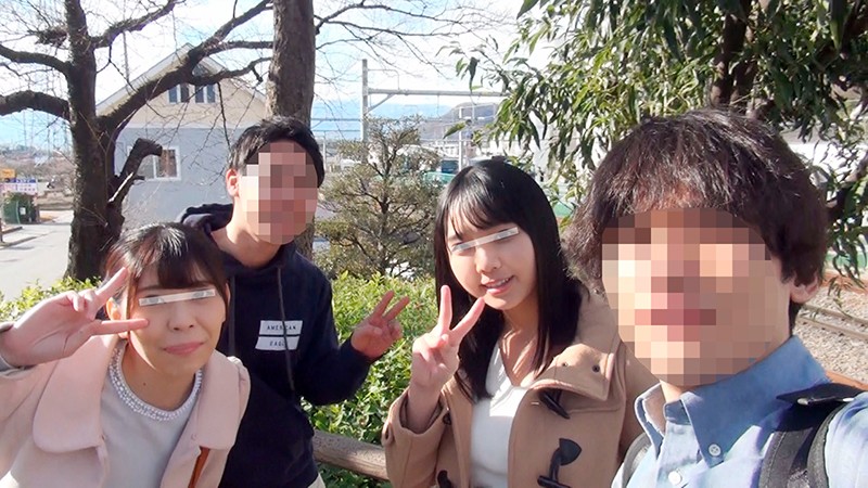 一般男女モニタリングAV 大学生カップル限定ドキドキNTRミッション！Wデートの温泉旅行中に巨乳女子大生が友人の彼氏と寝取られセックスに挑戦！お互いの恋人に気づかれないように徐々にエスカレートする2人の気持ちと身体！寝ている彼氏＆彼女と10cmの距離で中出ししま…