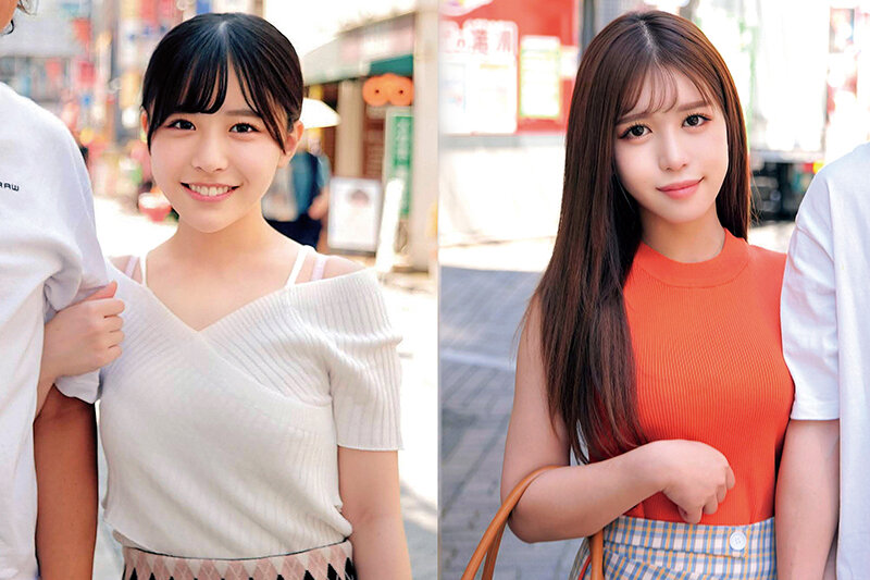 恥じらいたっぷり素人女子大生カップルが挑戦！なりきりダッチワイフカップルゲーム！彼氏が見ている目の前でイケメンAV男優に耳元で甘い吐息を吹きかけられ、見つめられながら全身まさぐられ、激ピストンされても彼女が動かなければ賞金30万！ こなつちゃん あやめちゃん